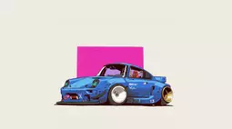 car minimalistic wallpaper